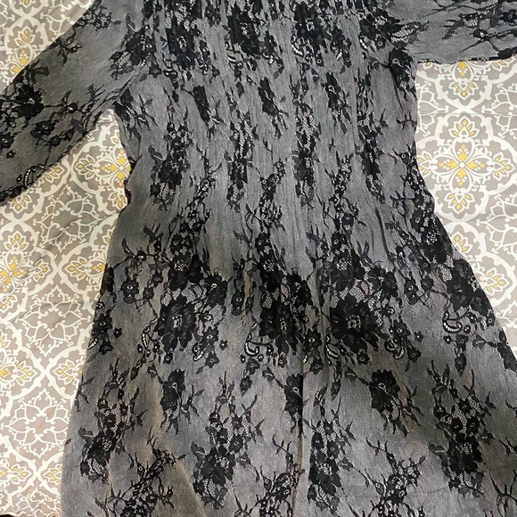 Club Monaco little black dress. This sheer dress is perfect for any occasion. - Picture 10 of 11